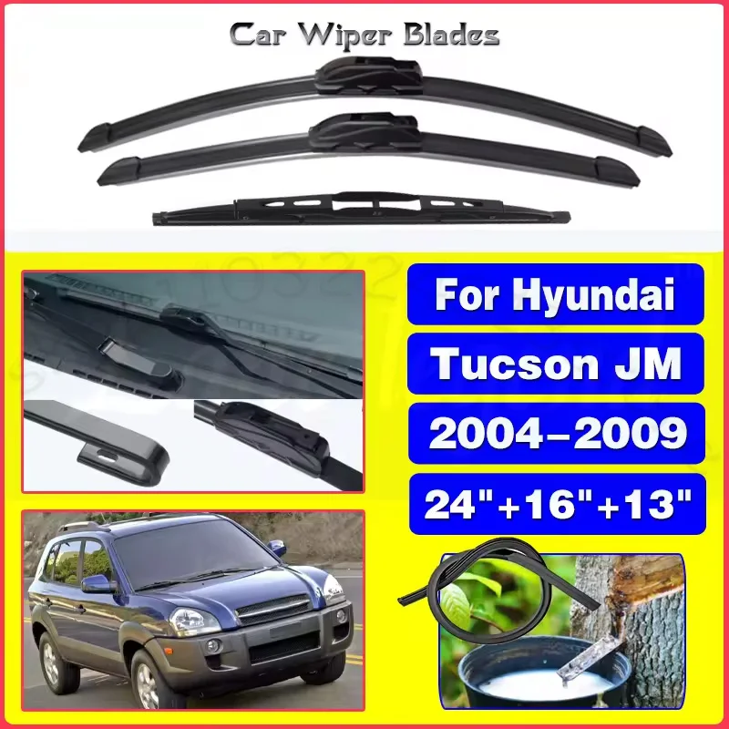 For Hyundai Tucson JM 2004-2009 2005 2006 2007 Windshield Windscreen Window 24"+16"+13" Silent upgrade version
For Hyundai Tucson JM 2004-2009 2005 2006 2007 Windshield Windscreen Window 24"+16"+13" Silent upgrade version
