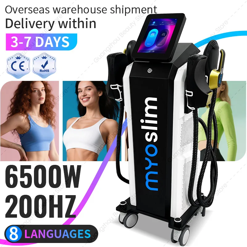Nova Upgrade 6500W EMS Body Sculpting Machine EMS/myoslim Professional Body Contouring Device with 200HZ
Nova Upgrade 6500W EMS Body Sculpting Machine EMS/myoslim Professional Body Contouring Device with 200HZ