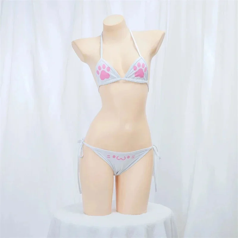 Cat Paw Print Strappy Bikini Cosplay Lingerie Cute Kawaii Soft Girl Sleepwear For Women And Teens Party Halloween Gift
Cat Paw Print Strappy Bikini Cosplay Lingerie Cute Kawaii Soft Girl Sleepwear For Women And Teens Party Halloween Gift