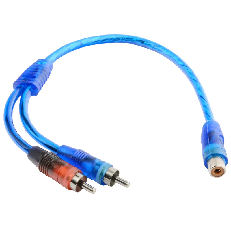 One Point Two Audio Cable 1RCA Female to 2RCA Male AV Cable One Female To Two Male Double Lotus Line For Audio Speaker
One Point Two Audio Cable 1RCA Female to 2RCA Male AV Cable One Female To Two Male Double Lotus Line For Audio Speaker