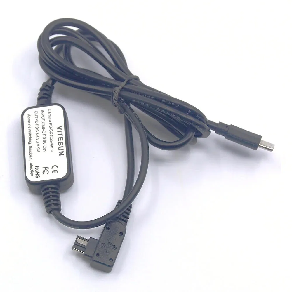 PD USB Type C зарядное устройство, Кабель-адаптер PW10AM для Sony Alpha A58 A99 A77 II DSLR-A100 A200 A230 A290 A330 A350 A380 A390
PD USB Type C зарядное устройство, Кабель-адаптер PW10AM для Sony Alpha A58 A99 A77 II DSLR-A100 A200 A230 A290 A330 A350 A380 A390