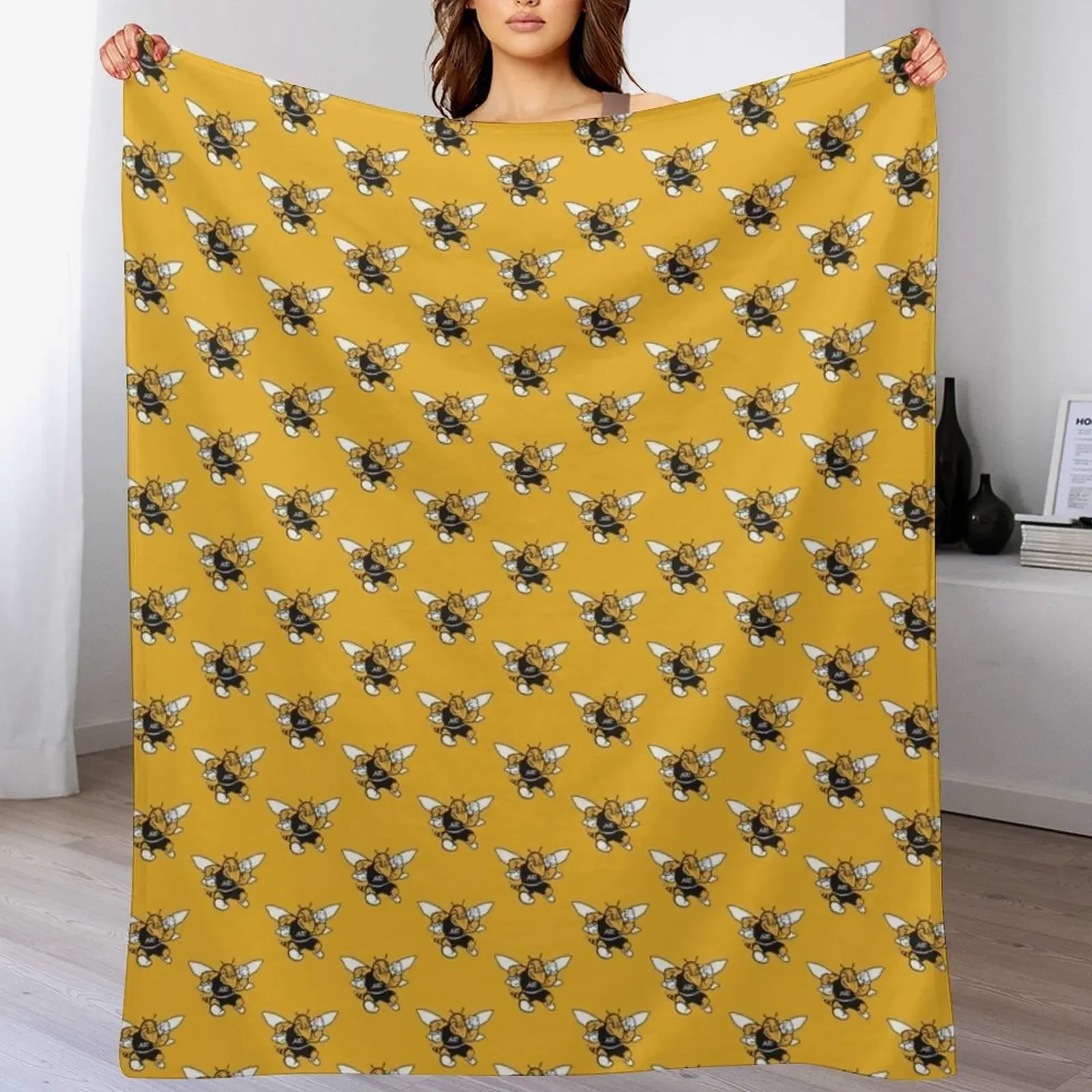 American International College (AIC) Yellow Jackets Throw Blanket wednesday valentine gift ideas Blankets
American International College (AIC) Yellow Jackets Throw Blanket wednesday valentine gift ideas Blankets