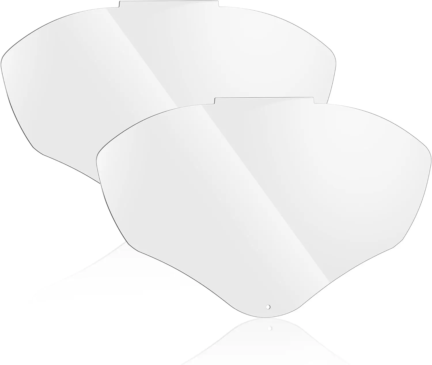 Clear Anti-Fog Face Shield Replacement Lens, 2 Pack, Polycarbonate Material for Safety Visor Protection
Clear Anti-Fog Face Shield Replacement Lens, 2 Pack, Polycarbonate Material for Safety Visor Protection