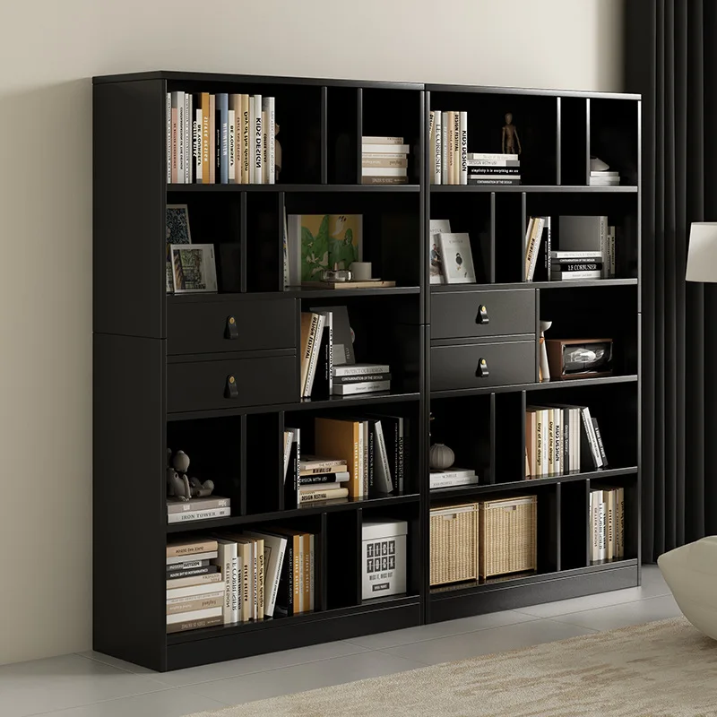 Bookcase Black Household Wall Integrated Display Cabinet French Living Room Combination Display Cabinet Premium Bookshelf Locker
Bookcase Black Household Wall Integrated Display Cabinet French Living Room Combination Display Cabinet Premium Bookshelf Locker
