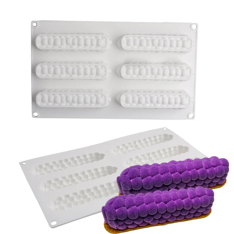 Top-Selling Mould 6-Piece Set Grape-Shaped Chewy Candies Oval-Shaped Honeycomb Mousse Cake Silicone Mold and Cream Puffs Molds
Top-Selling Mould 6-Piece Set Grape-Shaped Chewy Candies Oval-Shaped Honeycomb Mousse Cake Silicone Mold and Cream Puffs Molds