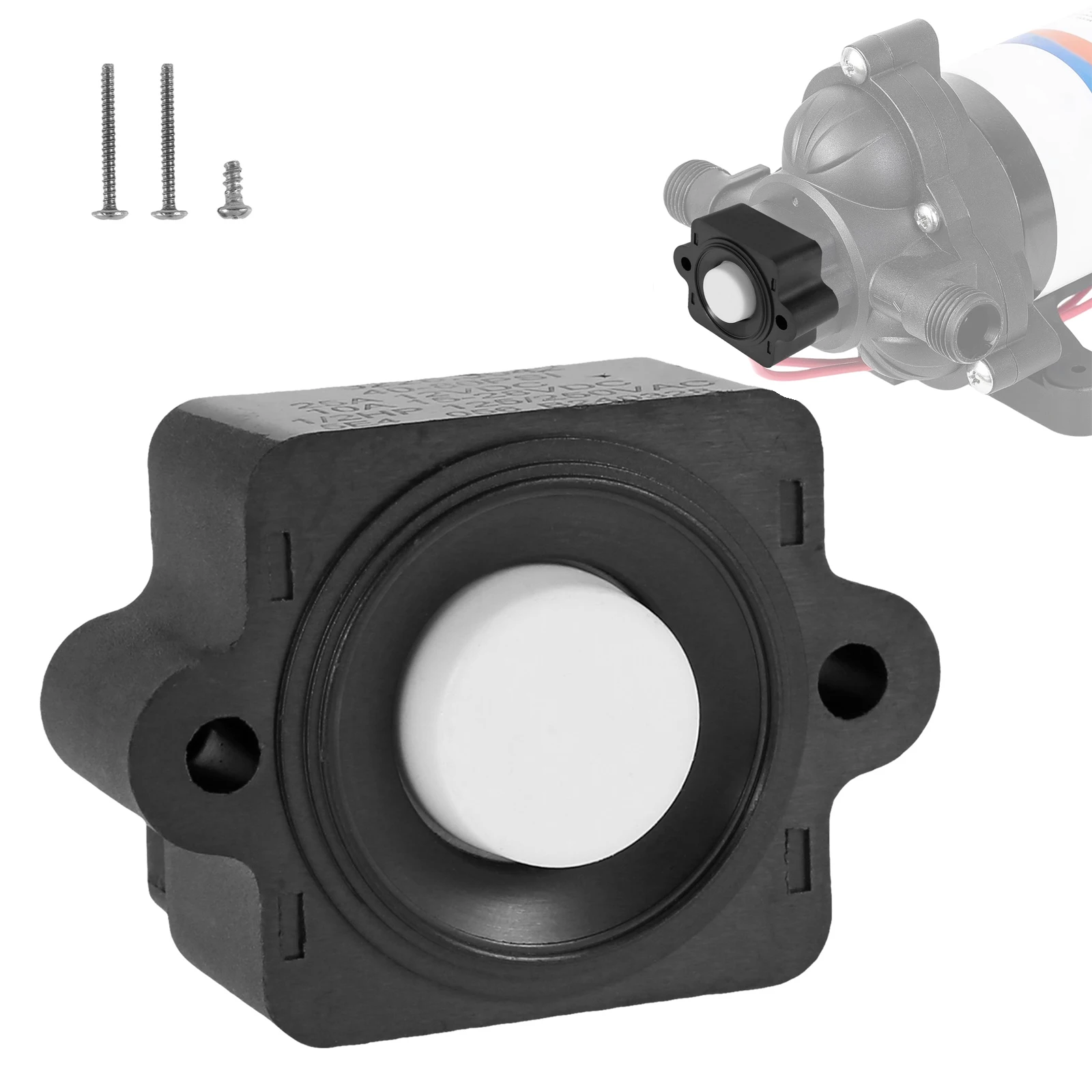 RV Diaphragm Pump Pressure Switch Kit 40-80PSI Waterproof Pump Switch Assembly Compatible with 12V 24V 48V 110V 115V Most Brands
RV Diaphragm Pump Pressure Switch Kit 40-80PSI Waterproof Pump Switch Assembly Compatible with 12V 24V 48V 110V 115V Most Brands
