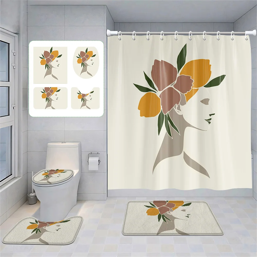 Morandi Minimalist Bathroom suit Abstract Shower Curtain Non-Slip Floor Mat Toilet Mat Ins Feng Shui Home Decoration
Morandi Minimalist Bathroom suit Abstract Shower Curtain Non-Slip Floor Mat Toilet Mat Ins Feng Shui Home Decoration