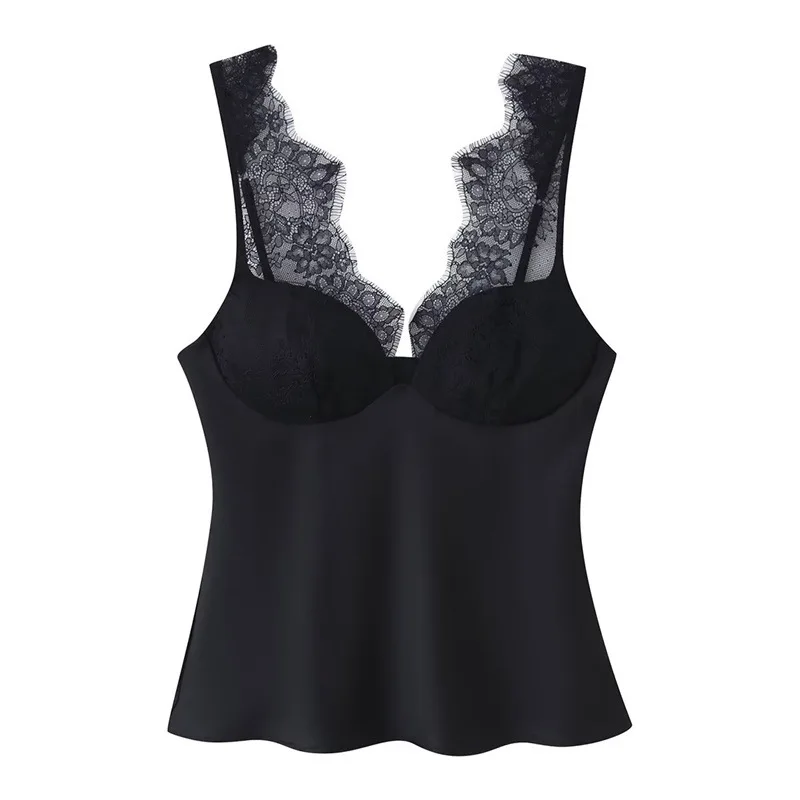 Spring/Summer 2026 Lace Silk Satin Textured Top
Spring/Summer 2026 Lace Silk Satin Textured Top