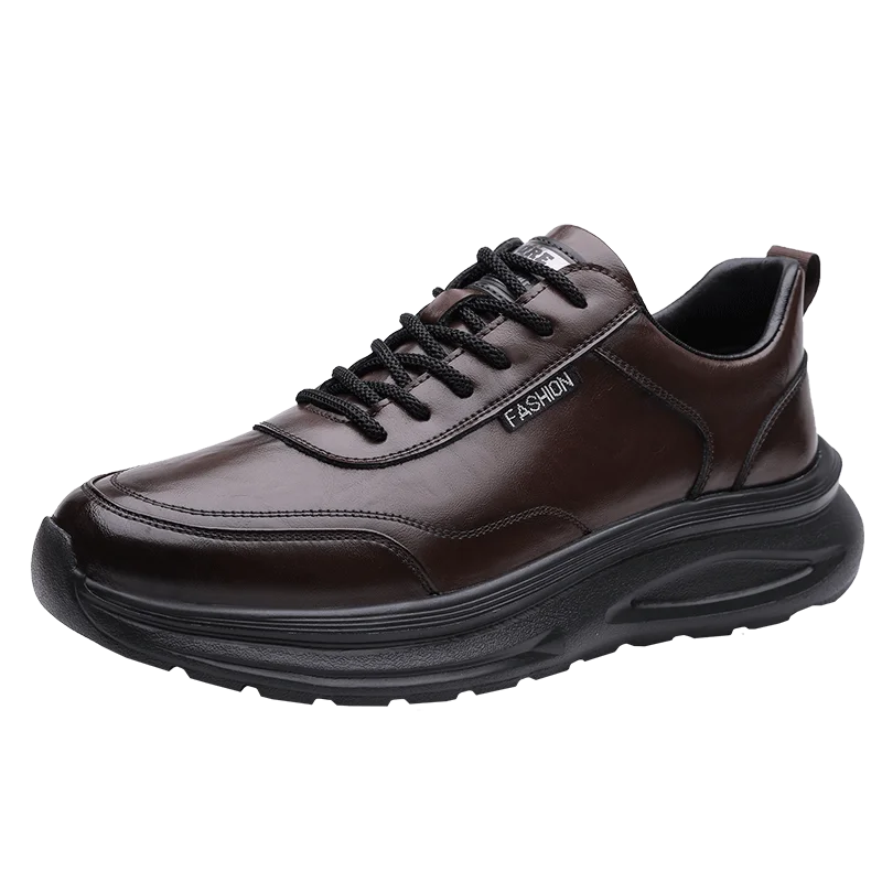 Men Genuine Leather Casual Shoes Height Increasing Durable Sole Man Breathable Sport Shoes Fashion Trend Waterproof Men Sneakers
Men Genuine Leather Casual Shoes Height Increasing Durable Sole Man Breathable Sport Shoes Fashion Trend Waterproof Men Sneakers