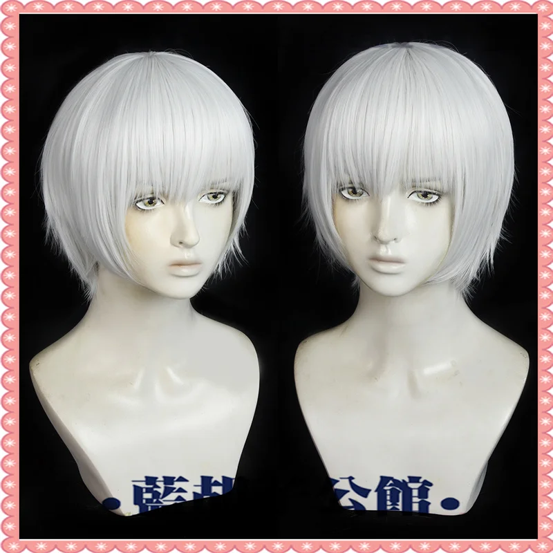 Anime Kaneki Ken Cosplay Wigs Short Silver White Heat Resistant Synthetic Hair Party Role Play
Anime Kaneki Ken Cosplay Wigs Short Silver White Heat Resistant Synthetic Hair Party Role Play