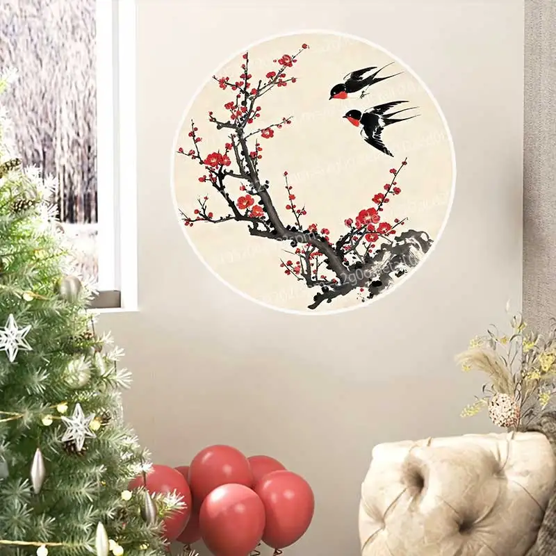 Meihua Xi Shang Eyebrow Porch Decorative Painting Stickers Self-Adhesive Fridge & Wall Decals for Room Decoration AA208
Meihua Xi Shang Eyebrow Porch Decorative Painting Stickers Self-Adhesive Fridge & Wall Decals for Room Decoration AA208