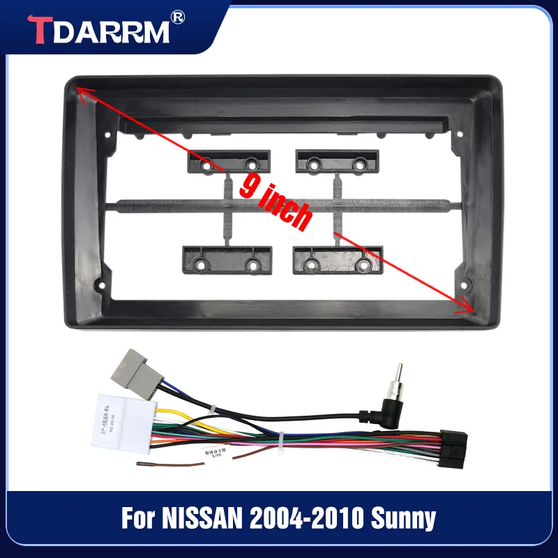9-дюймовая Автомобильная рамка Fascia Для NISSAN Sunny 2004-2010, DVD, стереомагнитола, комплект навигационной панели
9-дюймовая Автомобильная рамка Fascia Для NISSAN Sunny 2004-2010, DVD, стереомагнитола, комплект навигационной панели