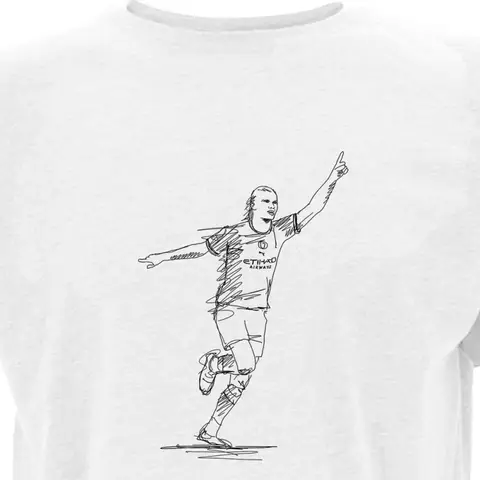 Erling Haaland – Manchestering City,Football (General),Erling Haaland  00000278- hand-drawn pattern T-shirts for b