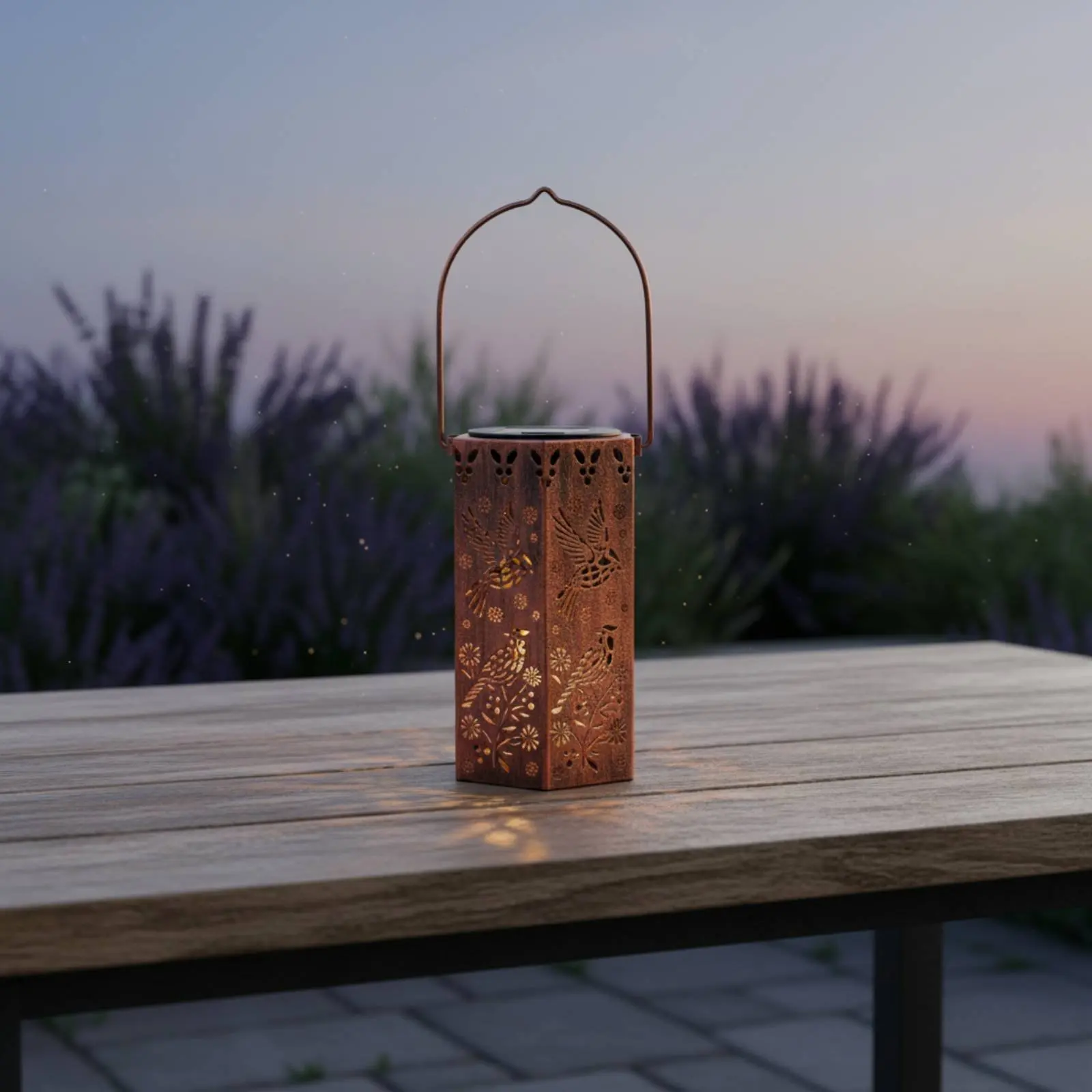 Solar Projection Lantern Automatic On/deactivate Hollow Metal Lantern Hanging Solar Brightness IP44 Waterproof Hexagonal Garden
Solar Projection Lantern Automatic On/deactivate Hollow Metal Lantern Hanging Solar Brightness IP44 Waterproof Hexagonal Garden