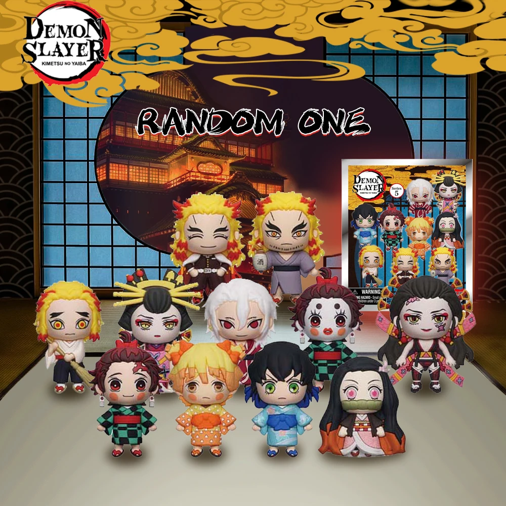 Demon Slayer Officially Licensed PVC Blind Box 3D Figurine Bag Clip Charms Nezuko Zenko Sumiko Koinatsu Oiran Anime Keychain
Demon Slayer Officially Licensed PVC Blind Box 3D Figurine Bag Clip Charms Nezuko Zenko Sumiko Koinatsu Oiran Anime Keychain