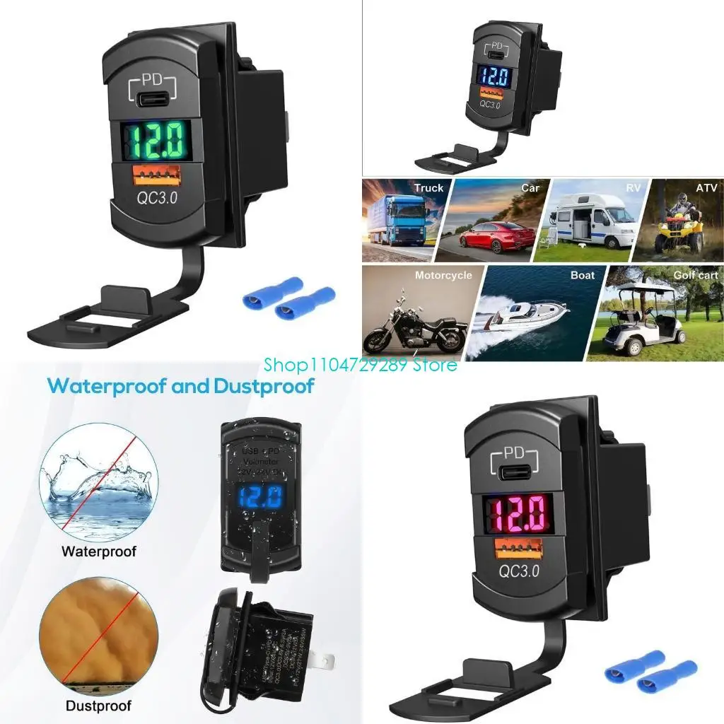 D8KE Double Port 36W Car Phone Charging Adapter With Display For Vehicles And Trucks
D8KE Double Port 36W Car Phone Charging Adapter With Display For Vehicles And Trucks