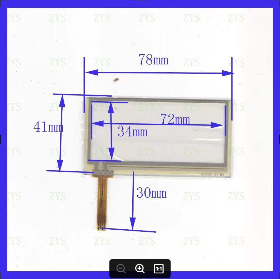 AI2756 4 lines resistive touch 78*41 panel for Car DVD Industrial AI 2756 78*41mm
AI2756 4 lines resistive touch 78*41 panel for Car DVD Industrial AI 2756 78*41mm