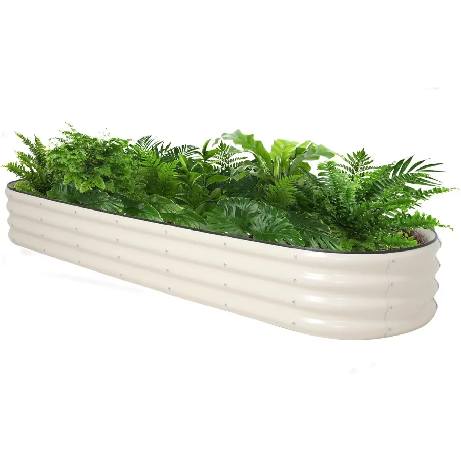 Galvanized Raised Garden Bed Kit Outdoor Metal Garden Planter Box for Backyard Gardening Planting Vegetables and Patio 94.4"x23
Galvanized Raised Garden Bed Kit Outdoor Metal Garden Planter Box for Backyard Gardening Planting Vegetables and Patio 94.4"x23