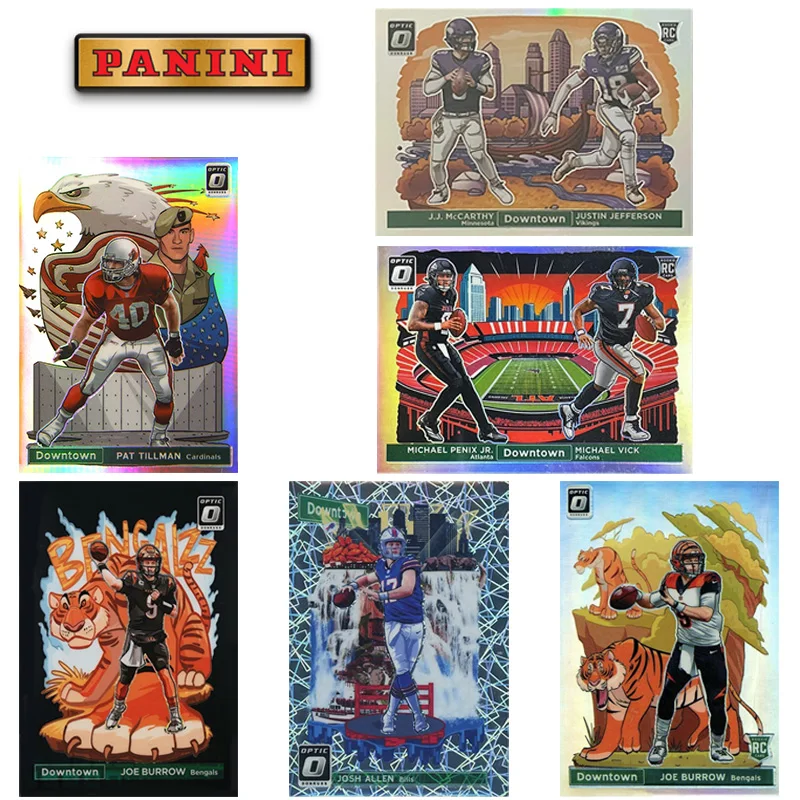Panini Prizm Donruss Downtown Josh Allen Joe Burrow Pat Tillman Diy Домашний футбол Регби Звезда Коллекционные карты Подарочная коллекция
Panini Prizm Donruss Downtown Josh Allen Joe Burrow Pat Tillman Diy Домашний футбол Регби Звезда Коллекционные карты Подарочная коллекция