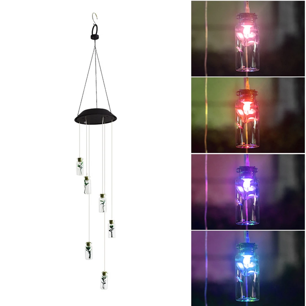 Solar Hanging Wind Chime Light Color Changing Led Lamp Solar Powered Decorative Garden Light For Outdoor Patio Lawn Bedroom
Solar Hanging Wind Chime Light Color Changing Led Lamp Solar Powered Decorative Garden Light For Outdoor Patio Lawn Bedroom