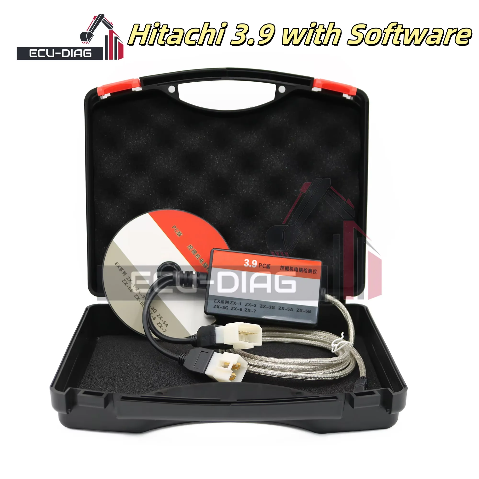 MPDR3.9 с программным обеспечением для Hitachi EX ZAX 60 70 120 200 210 350 470 диагностический инструмент детектор неисправностей адаптер инструмент
MPDR3.9 с программным обеспечением для Hitachi EX ZAX 60 70 120 200 210 350 470 диагностический инструмент детектор неисправностей адаптер инструмент