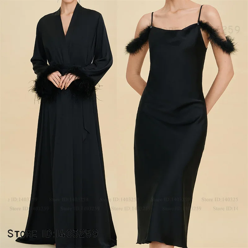 Elegant French Style Long Robe Loungewear Sexy Suspender Nightgown Women's Lingerie Sets Summer New Satin Sleepwear Home Dress
Elegant French Style Long Robe Loungewear Sexy Suspender Nightgown Women's Lingerie Sets Summer New Satin Sleepwear Home Dress