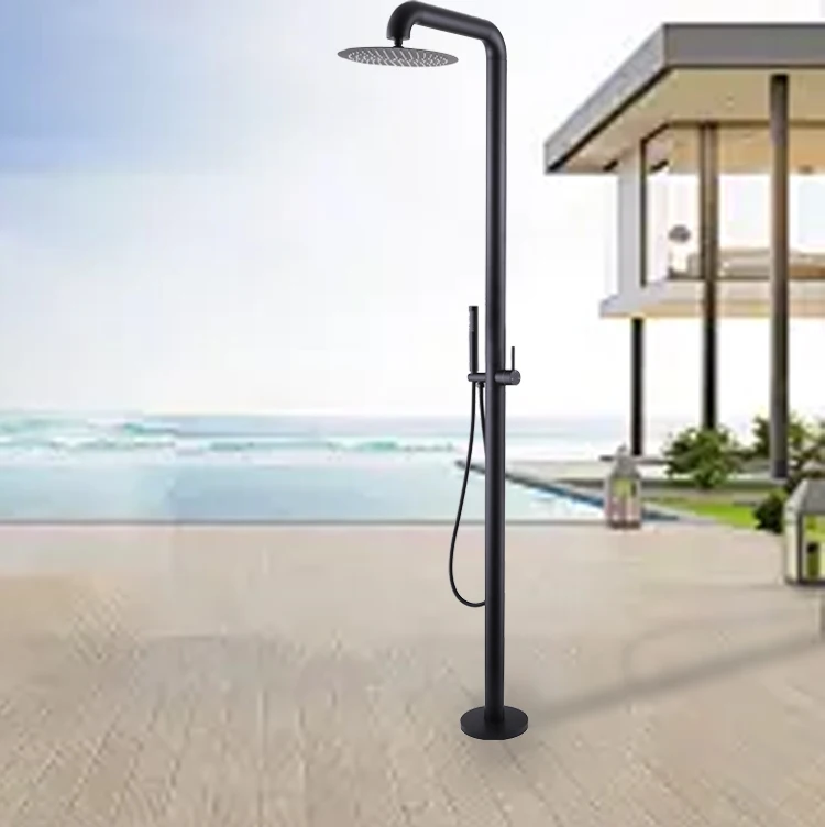 Luxury Outdoor Shower System Set Matte Black Outdoor Mixer Shower Faucet Freestanding Beach Swimming Pool Outdoor Shower
Luxury Outdoor Shower System Set Matte Black Outdoor Mixer Shower Faucet Freestanding Beach Swimming Pool Outdoor Shower