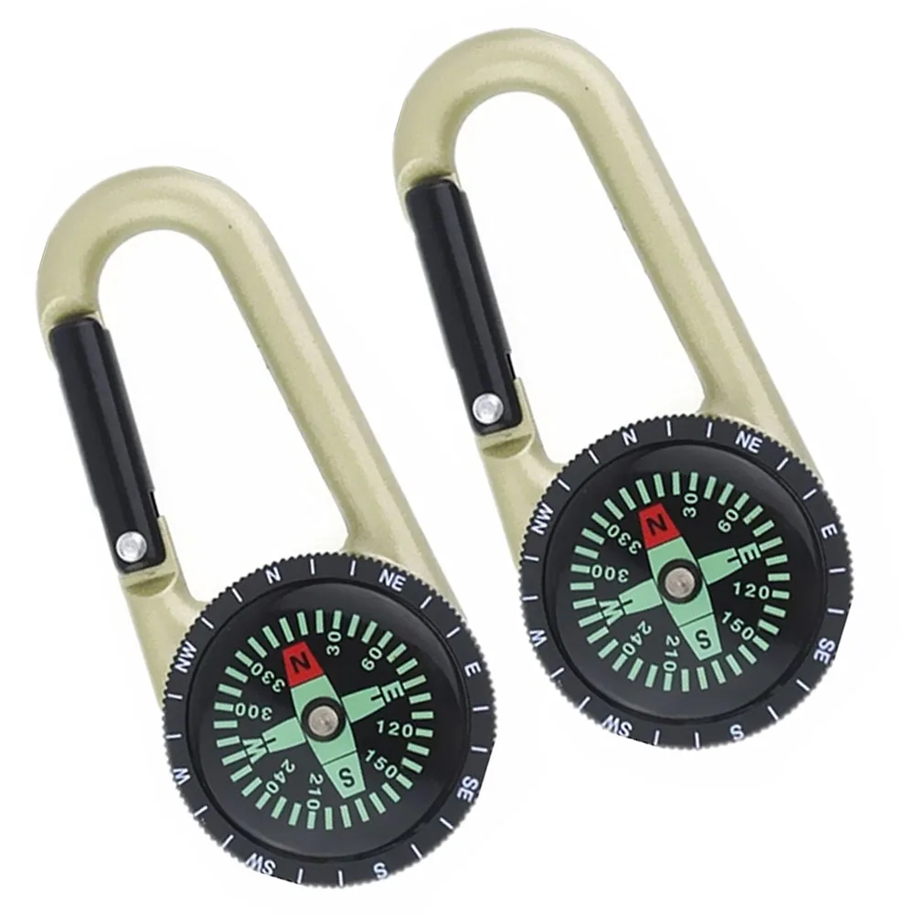 2Pcs Compass Keychain Zinc Alloy Acrylic Mini Travel Outdoor Hiking Carabiner Keychain Pendant Survival Equipment
2Pcs Compass Keychain Zinc Alloy Acrylic Mini Travel Outdoor Hiking Carabiner Keychain Pendant Survival Equipment