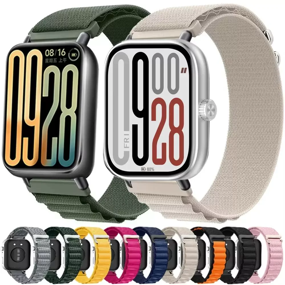 Strap for Xiaomi Mi Band 8 9 Pro Nylon Loop Adjustable Elastic correas Bracelet for Redmi watch 4 Band Watchband Accessories
Strap for Xiaomi Mi Band 8 9 Pro Nylon Loop Adjustable Elastic correas Bracelet for Redmi watch 4 Band Watchband Accessories
