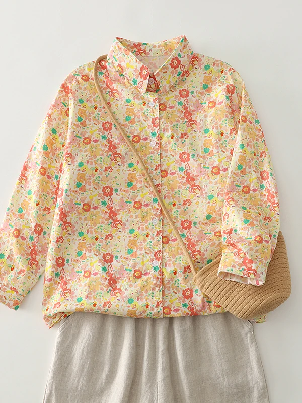 Floral Print Long Sleeve Neck Shirt Women's Casual Loose Fit Slimming Spring 2026 Fashion Breathable Comfortable Breathable
Floral Print Long Sleeve Neck Shirt Women's Casual Loose Fit Slimming Spring 2026 Fashion Breathable Comfortable Breathable