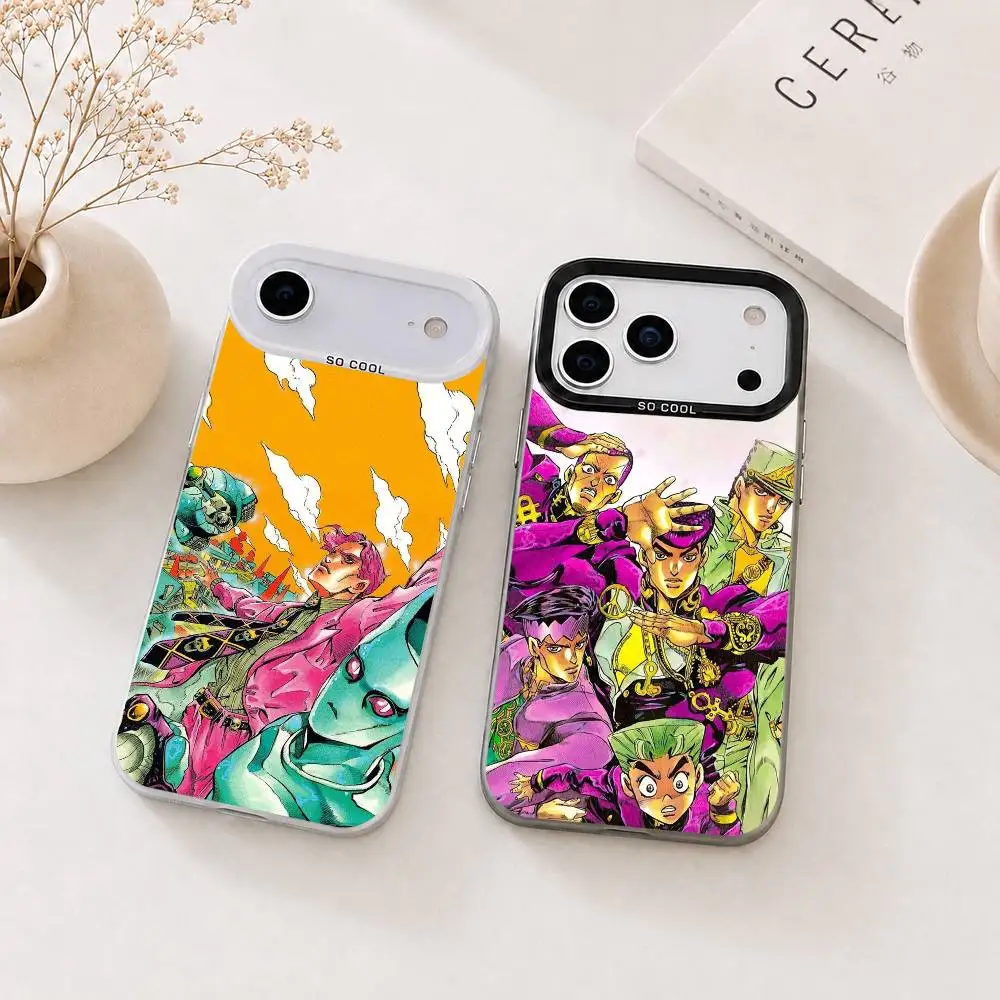 Anime JoJos Bizarre Adventure Phone Case For iPhone 17,16,15,14,13,12,11 Plus,Pro Max,XS,Colored Silver Plated Inside Cover
Anime JoJos Bizarre Adventure Phone Case For iPhone 17,16,15,14,13,12,11 Plus,Pro Max,XS,Colored Silver Plated Inside Cover