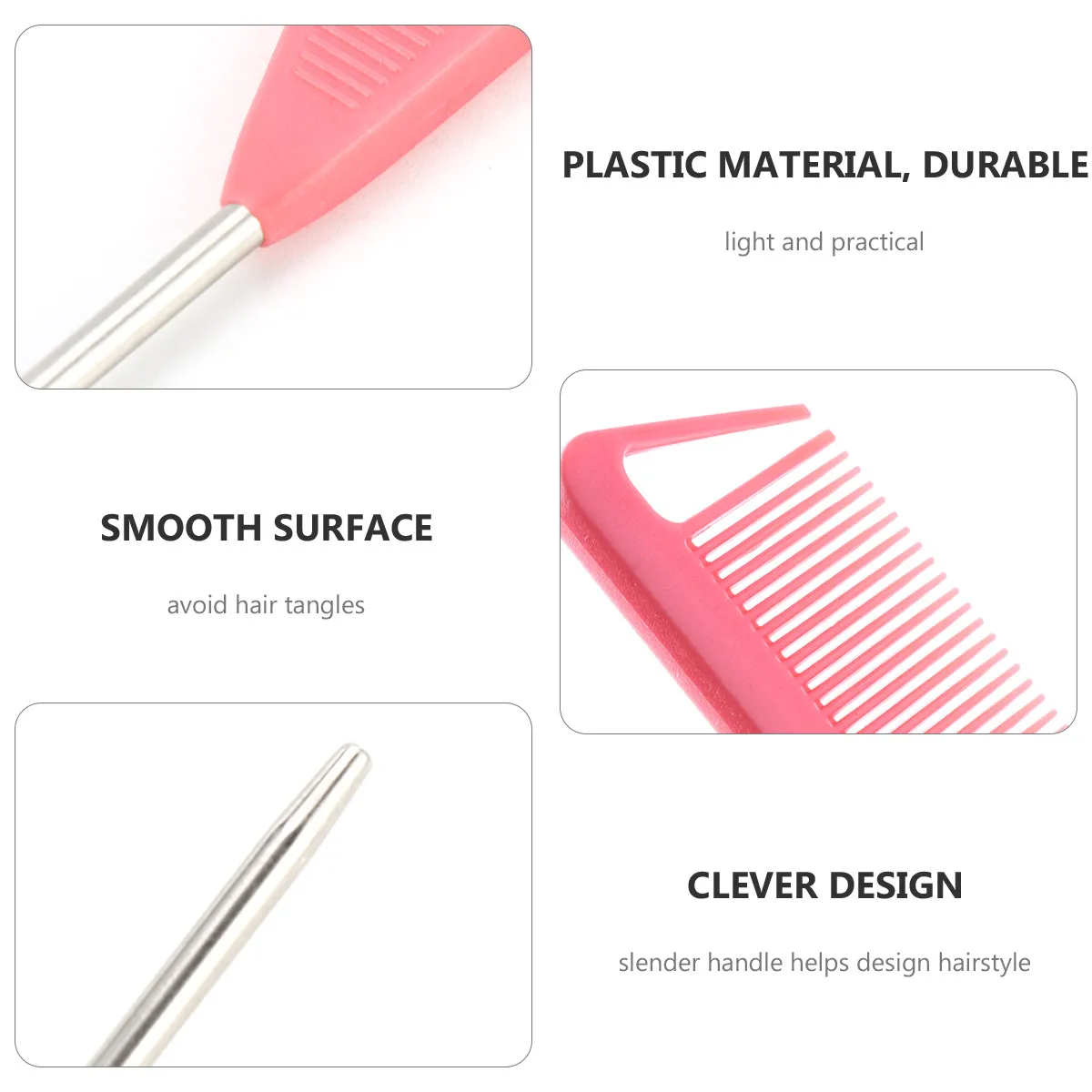 12Pcs Hairdressing Pintail Combs Plastic Set Lightweight Durable Tail Comb Hair Salon Barber Haircut Styling Tools
12Pcs Hairdressing Pintail Combs Plastic Set Lightweight Durable Tail Comb Hair Salon Barber Haircut Styling Tools