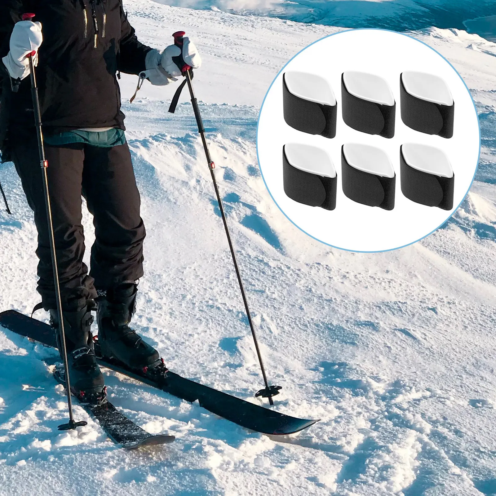 6Pcs Versatile Snowboard Fixing Strap Nylon Skis Band Sturdy Sled Fixator Winter Sports Gear Skis Fixing Belt Snowboard Belt
6Pcs Versatile Snowboard Fixing Strap Nylon Skis Band Sturdy Sled Fixator Winter Sports Gear Skis Fixing Belt Snowboard Belt