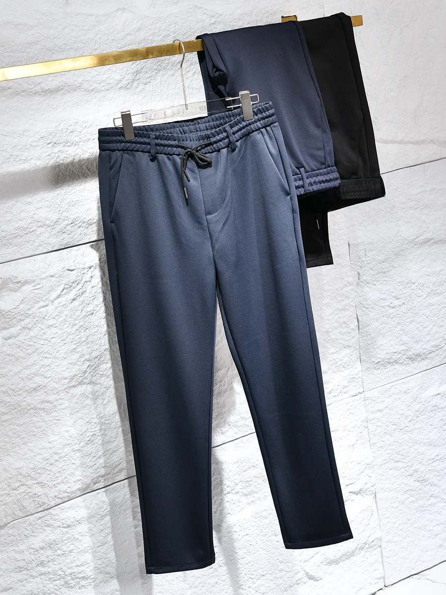 Elastic Unconstrained Men's Casual Pants Straight Leg Commuter Fashion Urban Polyester Fiber Spring Autumn Basic Color
Elastic Unconstrained Men's Casual Pants Straight Leg Commuter Fashion Urban Polyester Fiber Spring Autumn Basic Color