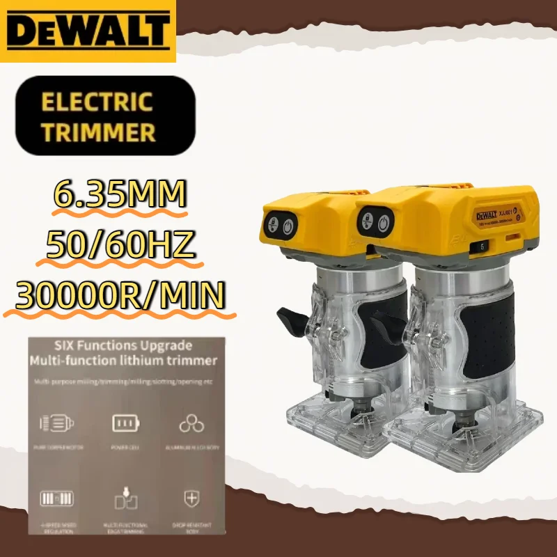 Беспроводной электрический триммер Dewalt 30000 об/мин, бесщеточный, для обработки дерева, фрезерования, гравировки и нарезки пазов
Беспроводной электрический триммер Dewalt 30000 об/мин, бесщеточный, для обработки дерева, фрезерования, гравировки и нарезки пазов