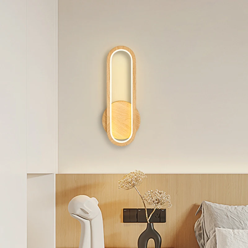 Modern LED Wood Wall lamp Nordic Simplicity Lights Wall Light For Hallway aisle Bedside lamps Back wall lighting Home Lighting
Modern LED Wood Wall lamp Nordic Simplicity Lights Wall Light For Hallway aisle Bedside lamps Back wall lighting Home Lighting