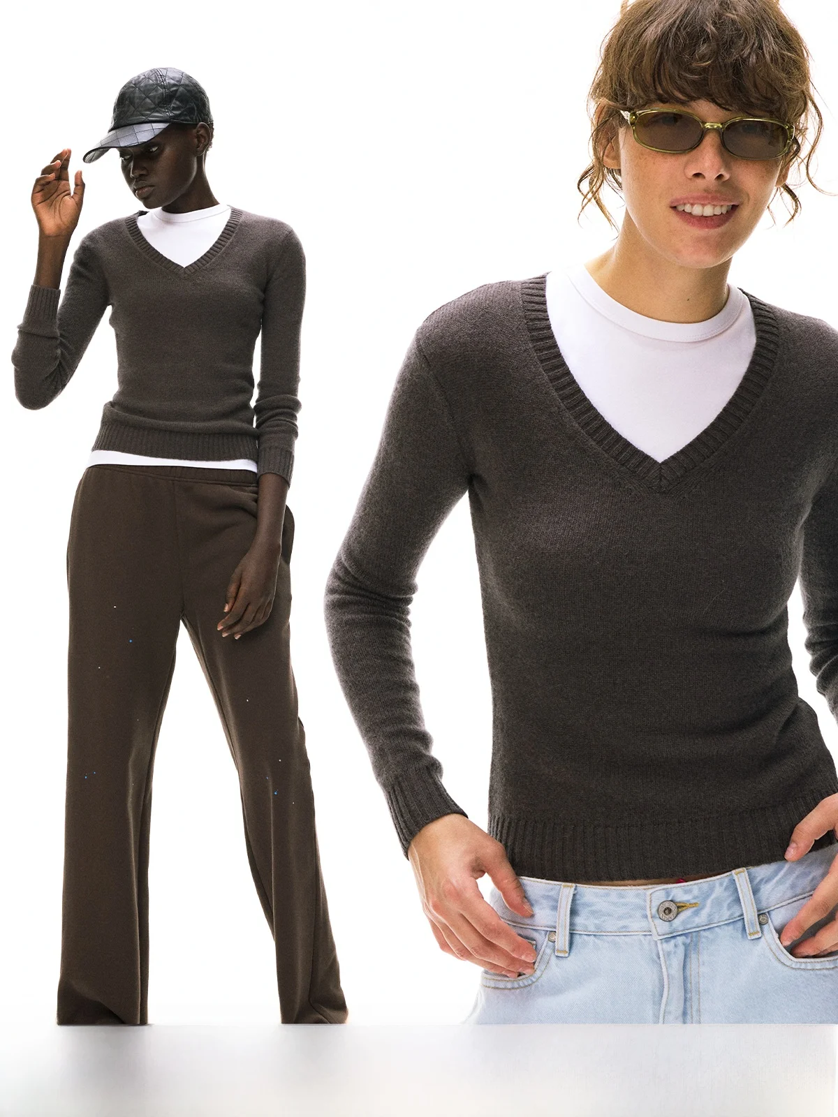 Pure Wool Knitted Sweater V-Neck Pullover Three-Color Slim Fit Women's Casual Style Soft Long Sleeve Breathable Regular Length
Pure Wool Knitted Sweater V-Neck Pullover Three-Color Slim Fit Women's Casual Style Soft Long Sleeve Breathable Regular Length