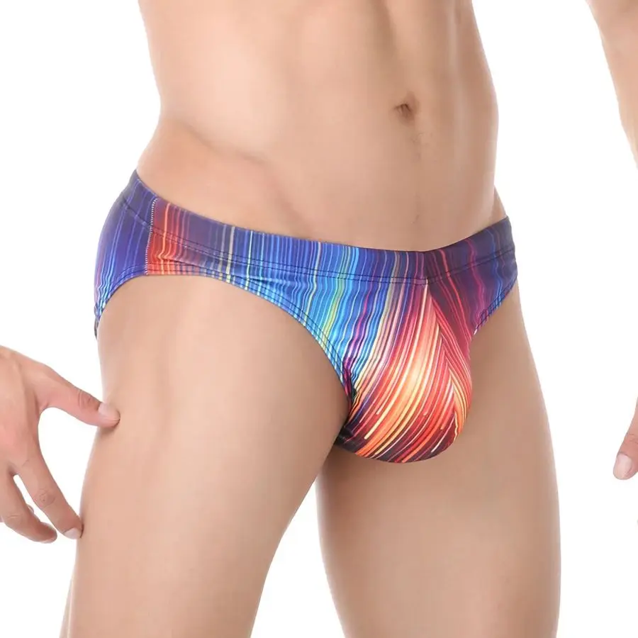 Men's Swimwear Fashion Drawstring Swim Trunks Sexy Elastic Low Rise Digital Printed Swimsuit Comfortable Quik-Dry Swim Briefs
Men's Swimwear Fashion Drawstring Swim Trunks Sexy Elastic Low Rise Digital Printed Swimsuit Comfortable Quik-Dry Swim Briefs