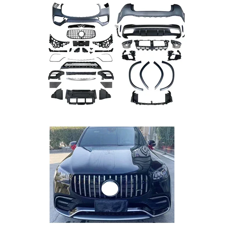 Original quality Gls Normal Style Upgrade Gls 63 Amg Car Front Rear Bumper grille Wheel Eyebrow Rear Lip Body Kit For Benz X167
Original quality Gls Normal Style Upgrade Gls 63 Amg Car Front Rear Bumper grille Wheel Eyebrow Rear Lip Body Kit For Benz X167