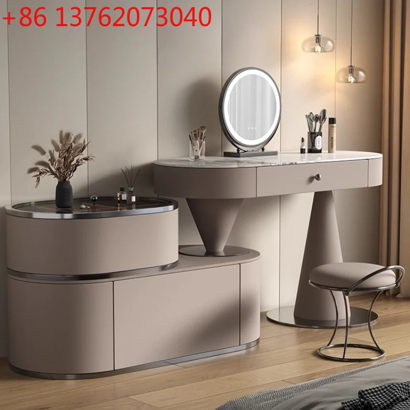 Luxury slate countertop leather Makeup vanity Toiletries illuminated makeup dressing table dressers desk with mirror Dresser
Luxury slate countertop leather Makeup vanity Toiletries illuminated makeup dressing table dressers desk with mirror Dresser
