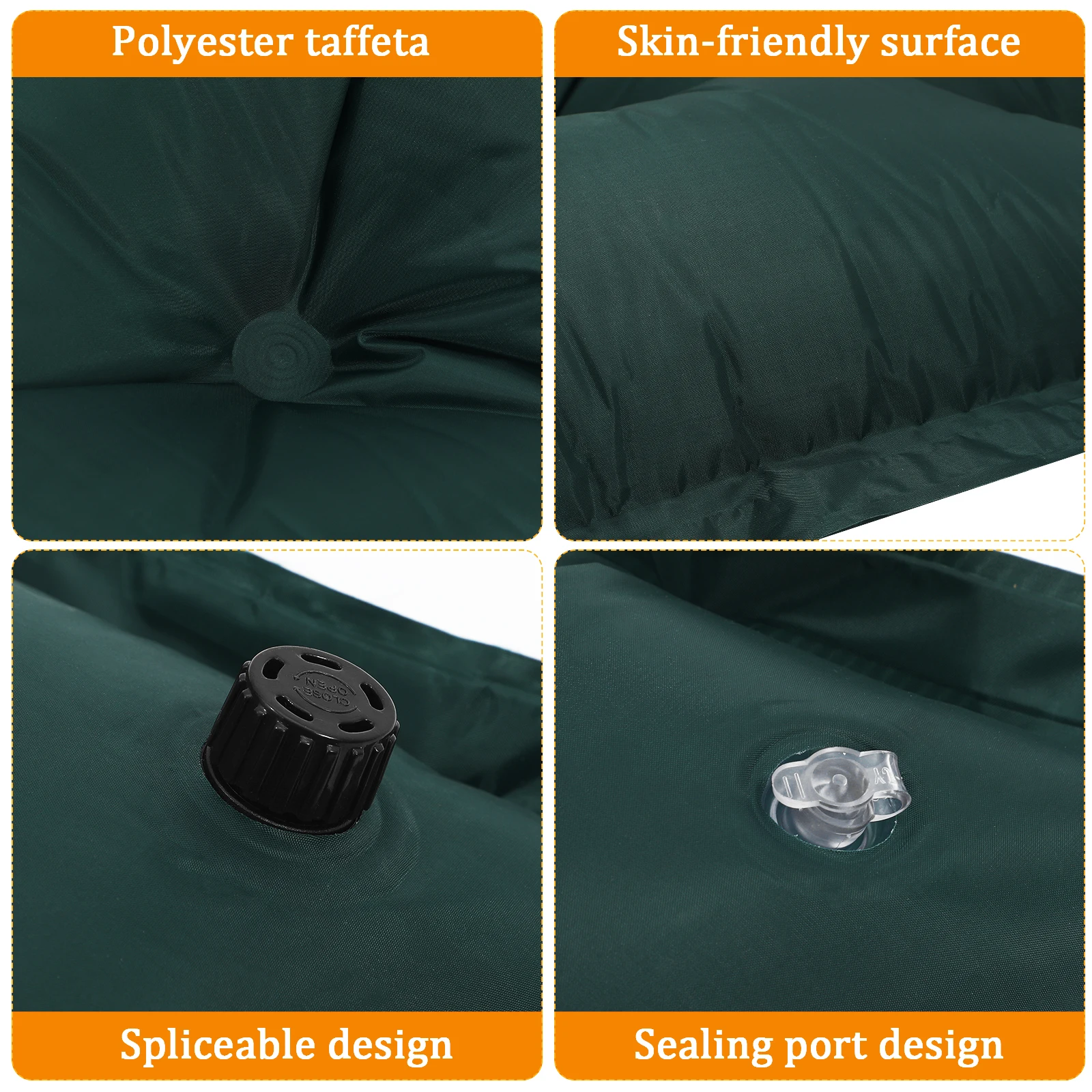 Self Inflating Sleeping Pad 185x60x25cm Automatic Inflation Military Green Camping Mattress Portable Air Bed Outdoor Gear
Self Inflating Sleeping Pad 185x60x25cm Automatic Inflation Military Green Camping Mattress Portable Air Bed Outdoor Gear