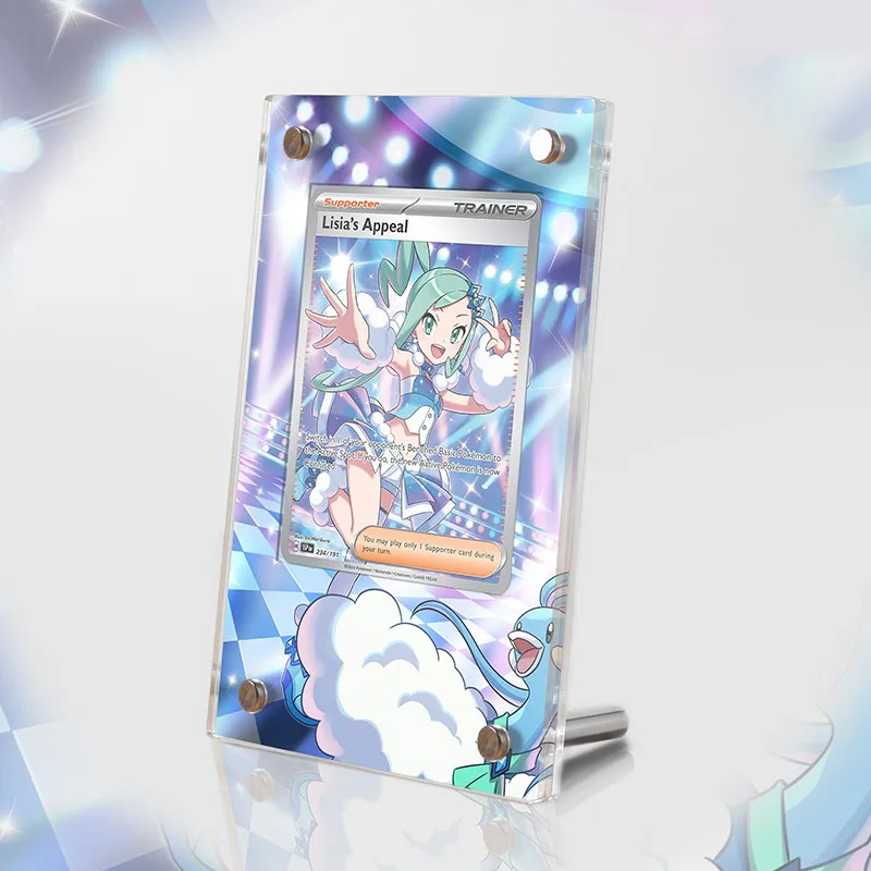 New Pokemon Lisia Extended Drawing Card Brick PTCG Anime Classic Game Collection Card Display Stand Birthday Gift Toy
New Pokemon Lisia Extended Drawing Card Brick PTCG Anime Classic Game Collection Card Display Stand Birthday Gift Toy