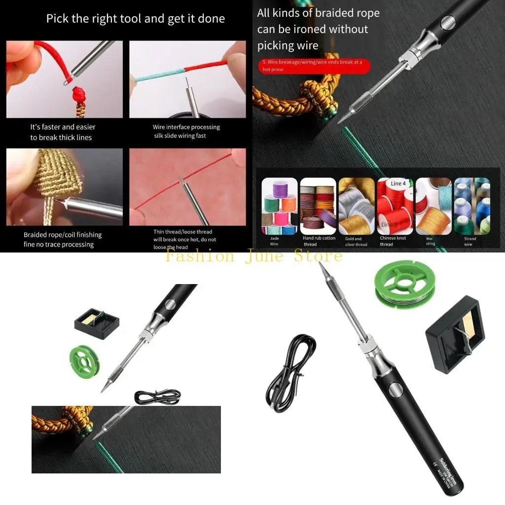 N5KA Thread Burners Tips Convenient for Jewelry Making Tool and Leather Craft
N5KA Thread Burners Tips Convenient for Jewelry Making Tool and Leather Craft