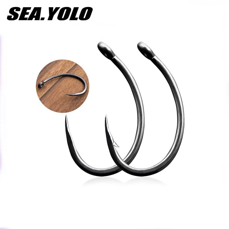 Sea.Yolo 25pcs/pack Fishing Hook High Carbon Steel Camelback Hook Black Bent Back carp Hook Barbed Fly hook Reservoir Fishing
Sea.Yolo 25pcs/pack Fishing Hook High Carbon Steel Camelback Hook Black Bent Back carp Hook Barbed Fly hook Reservoir Fishing