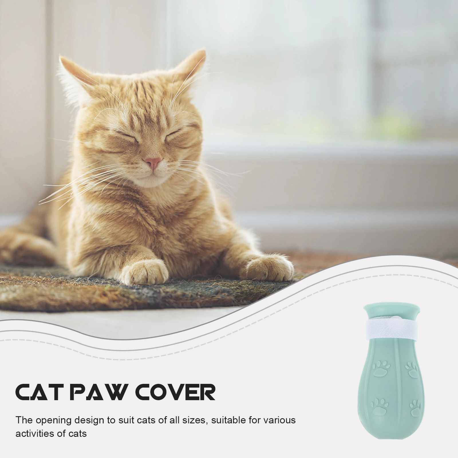4 Pcs Cat Shoes Soft TPE Material Warm Comfortable Protective Paw Covers Easy to Wear Safe for Kittens Pet Footwear Cat Feet
4 Pcs Cat Shoes Soft TPE Material Warm Comfortable Protective Paw Covers Easy to Wear Safe for Kittens Pet Footwear Cat Feet
