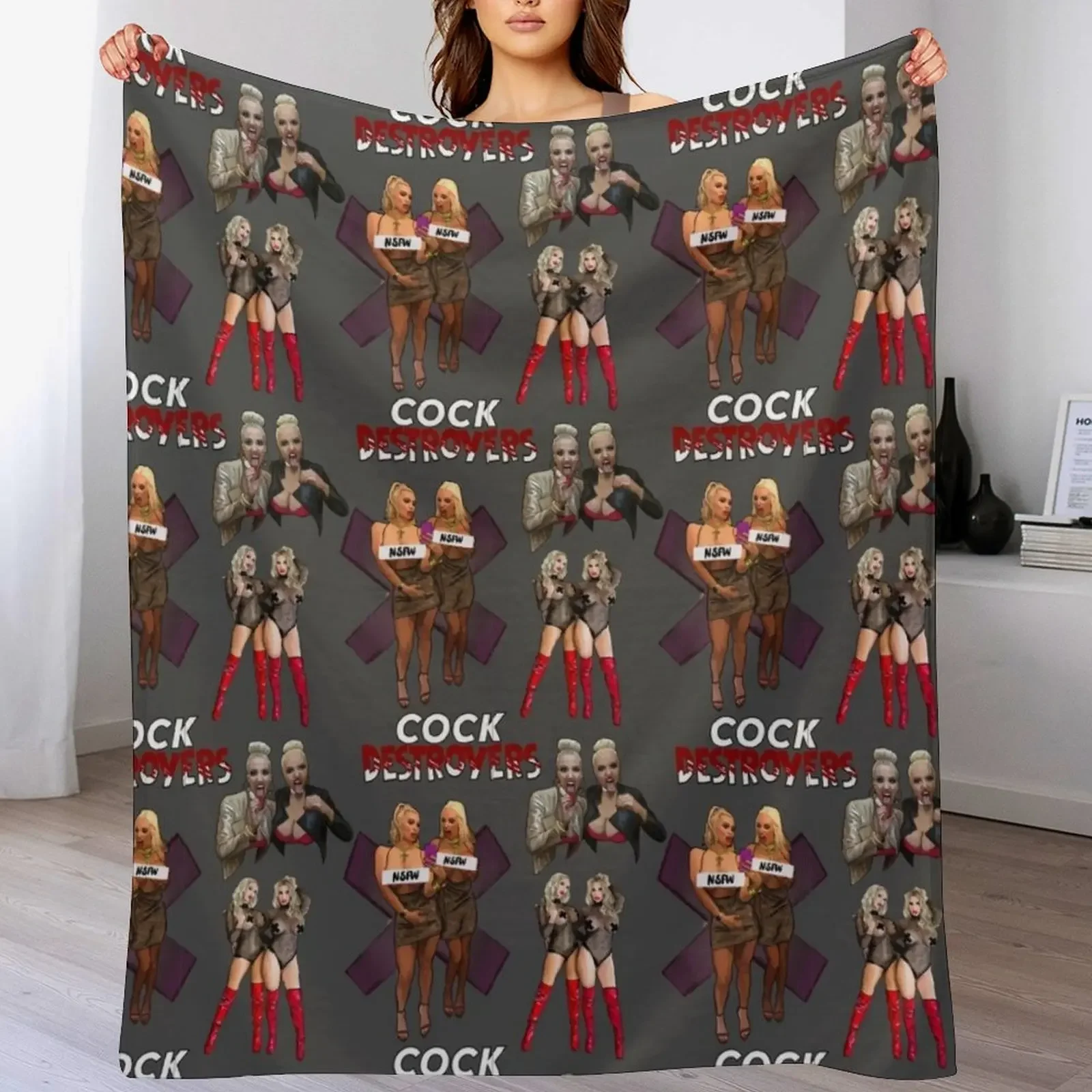 Cock Destroyers Pattern Pack Throw Blanket Soft Warm Blanket Gift for Men Women Adults
Cock Destroyers Pattern Pack Throw Blanket Soft Warm Blanket Gift for Men Women Adults