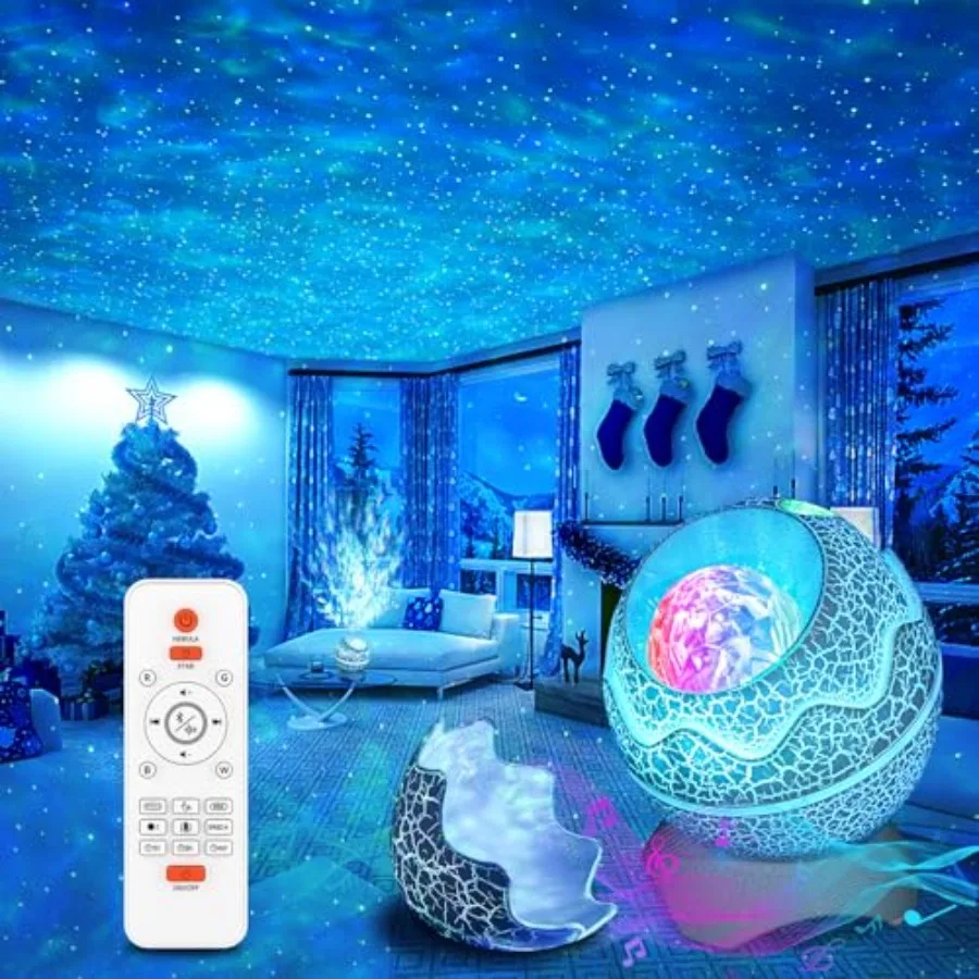 Galaxy Projector Star Projector for Bedroom Night Lights for Room with White Noise Bluetooth Speaker Timer and Remote Room Deco
Galaxy Projector Star Projector for Bedroom Night Lights for Room with White Noise Bluetooth Speaker Timer and Remote Room Deco