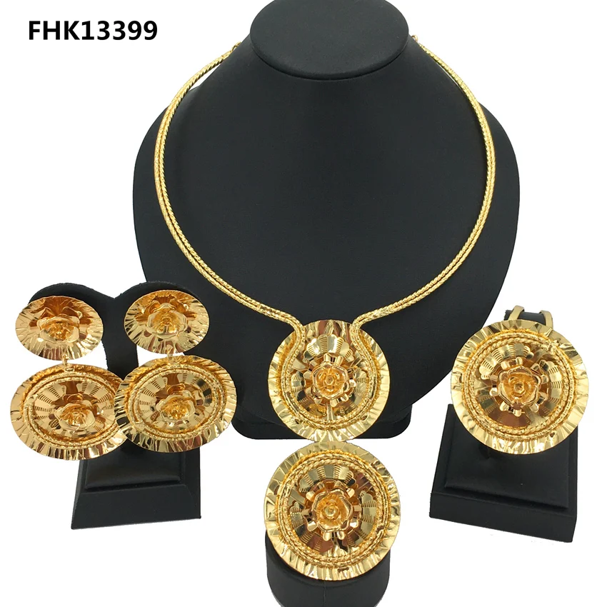 Yuminglai Dubai Gold Plated Jewelry Brazilian Gold Jewelry Sets For Women Birthday Gift FHK13399
Yuminglai Dubai Gold Plated Jewelry Brazilian Gold Jewelry Sets For Women Birthday Gift FHK13399