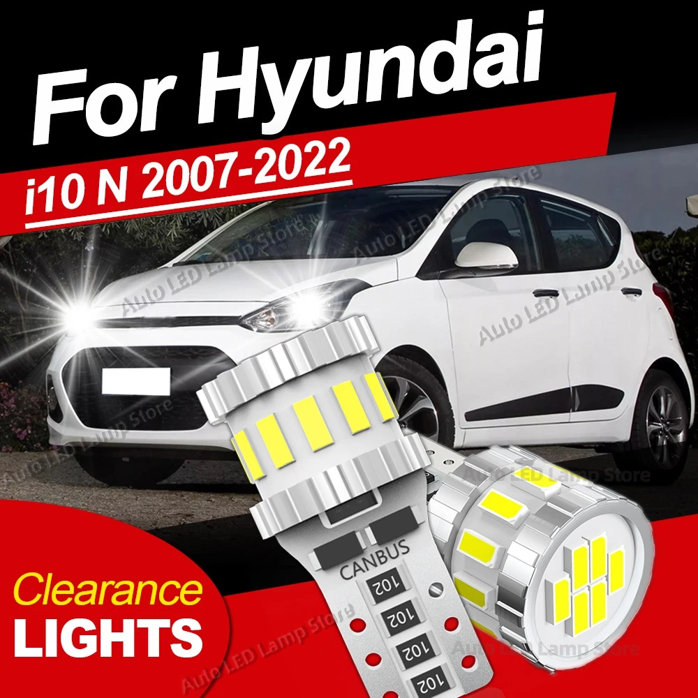 For Hyundai i10 Grand i10 N Line 2007-2022 2015 2016 2017 2018 2019 2020 2021 T10 W5W LED Clearance Parking Lights Bulbs CANbus
For Hyundai i10 Grand i10 N Line 2007-2022 2015 2016 2017 2018 2019 2020 2021 T10 W5W LED Clearance Parking Lights Bulbs CANbus