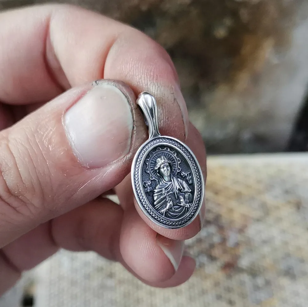 Eastern Orthodox Church 925 Sterling Silver Pendant Charms Jewelry TA203 BZ
Eastern Orthodox Church 925 Sterling Silver Pendant Charms Jewelry TA203 BZ